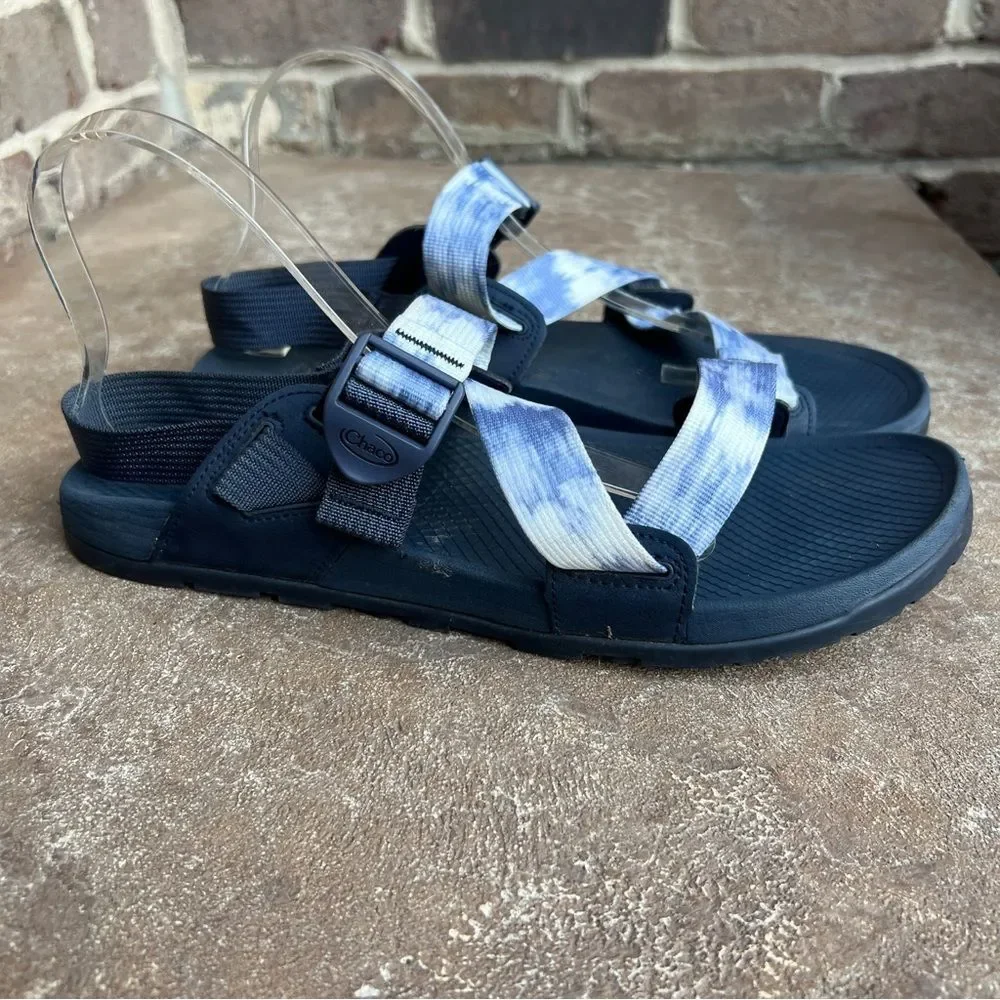 Chaco Men’s Sandal Low Down Blue White Sz 11